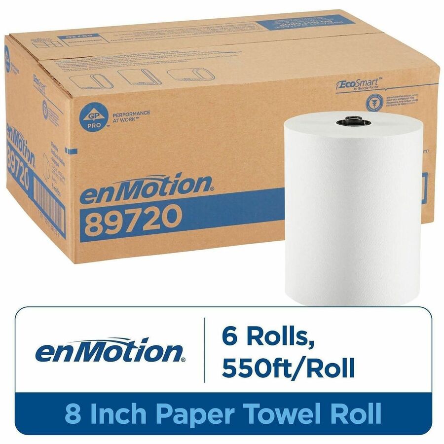 1 Ply - 1 3/4" Core - White - 6 Rolls Per CaseCase - 6 / Case