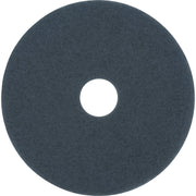 3M Blue Cleaner Pad 5300, Round, 14" Diameter x 1" Thickness, Blue, Nylon/Polyester, 1 Carton