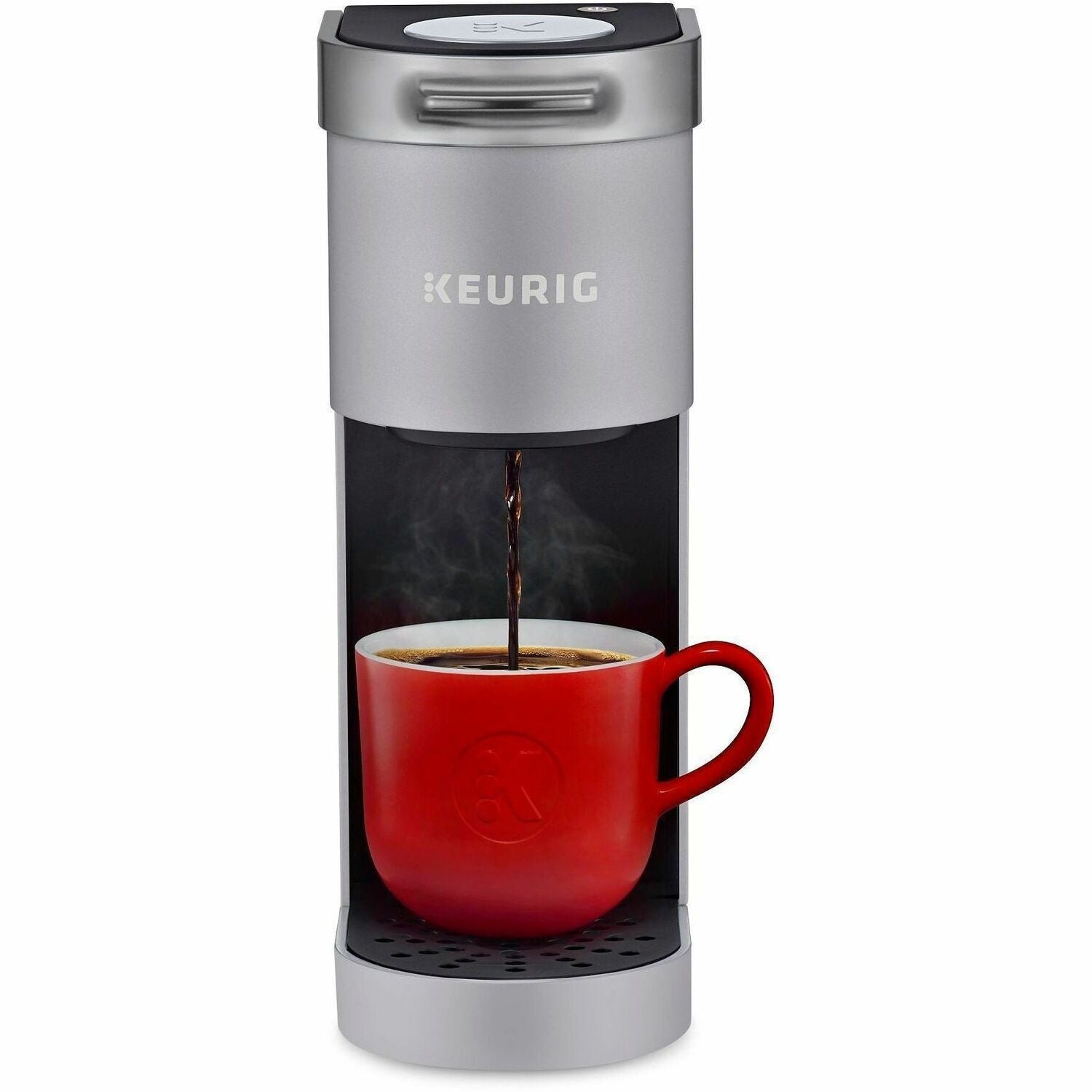 8 fl oz - 1 Cup(s) - Single-serve - Black, Silver - Metal Body