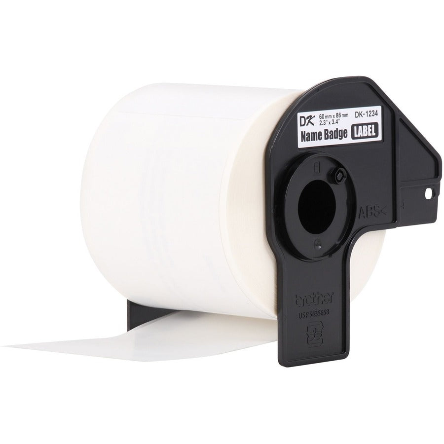 3 2/5" Width x 2 19/64" Length - Rectangle - Thermal - White - Paper - 260 / Roll - 3 / Box