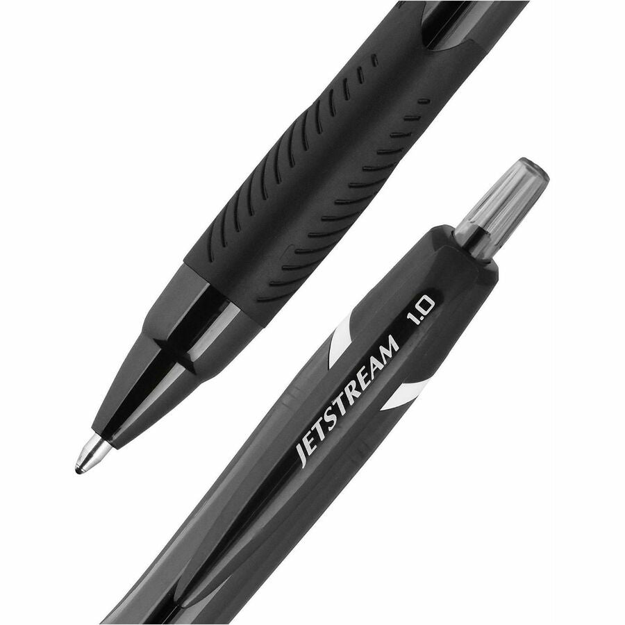uniball™ Jetstream Elements Ballpoint Pen - 1 mm Medium Pen Point - Black Ink - Gel-based - 1 Dozen