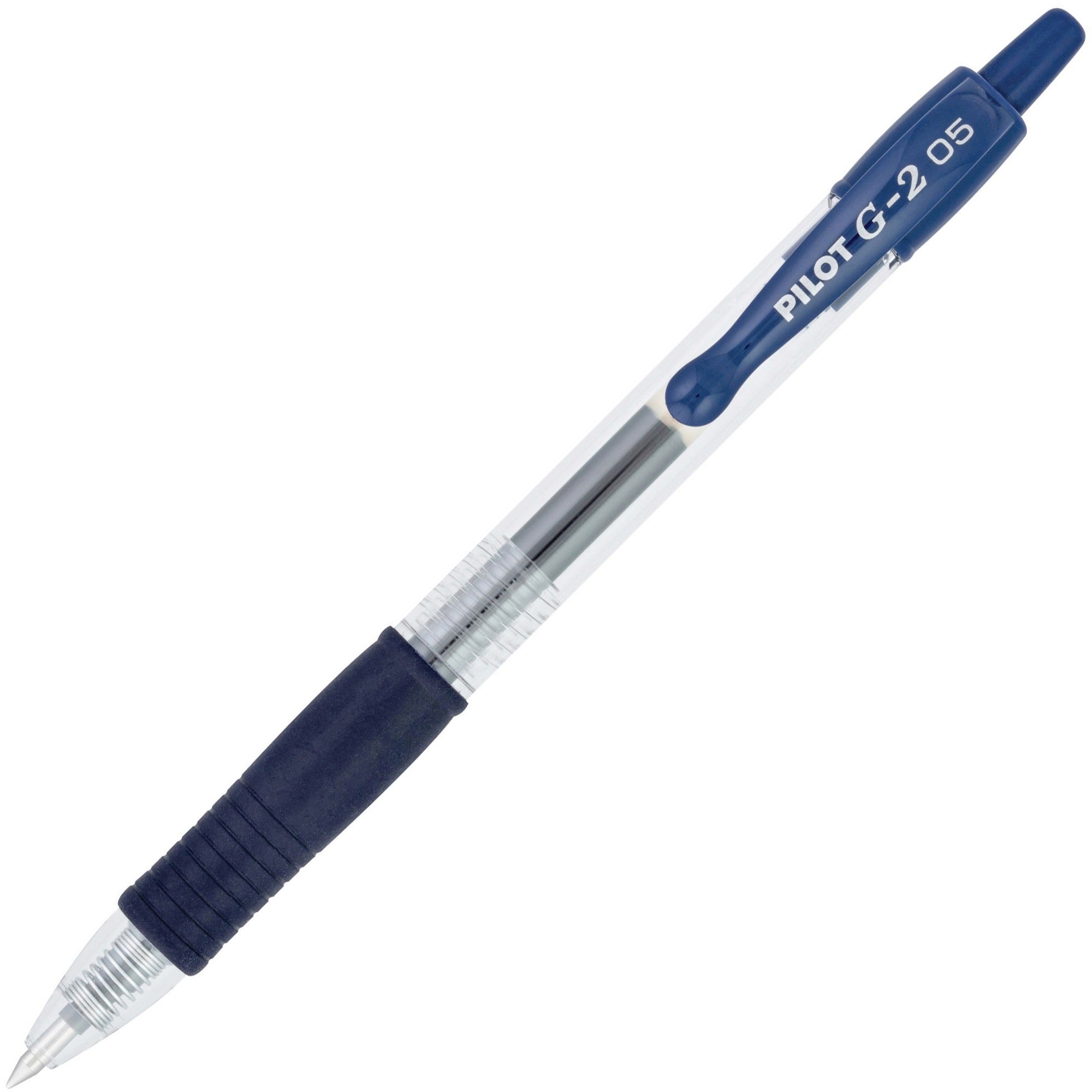 0.5 mm Extra Fine Pen Point - Retractable - Navy Ink - Gel-based - Writing - 1 Dozen