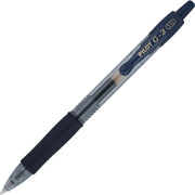 1 mm Bold Pen Point - Retractable - Navy Ink - Gel-based - Navy Barrel - Writing - 1 Dozen