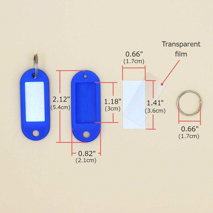 CARL Split Ring Key Tags