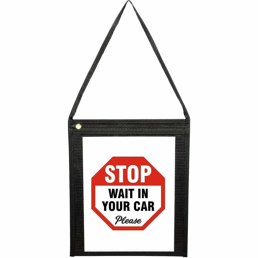 12" Height x 9" Width - Fabric - Clear - 15 / Box