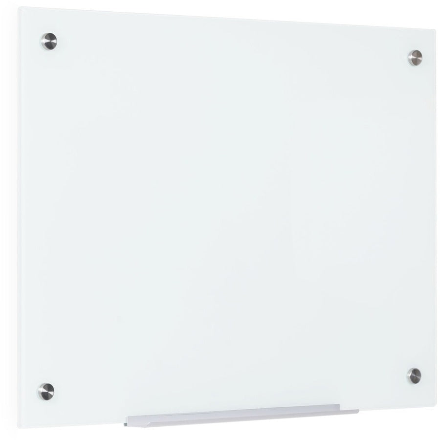 MasterVision Dry-Erase Glass Board - 24" (2 ft) Width x 36" (3 ft) Height - White Tempered Glass Surface - Rectangle - Horizontal/Vertical - 1 Each