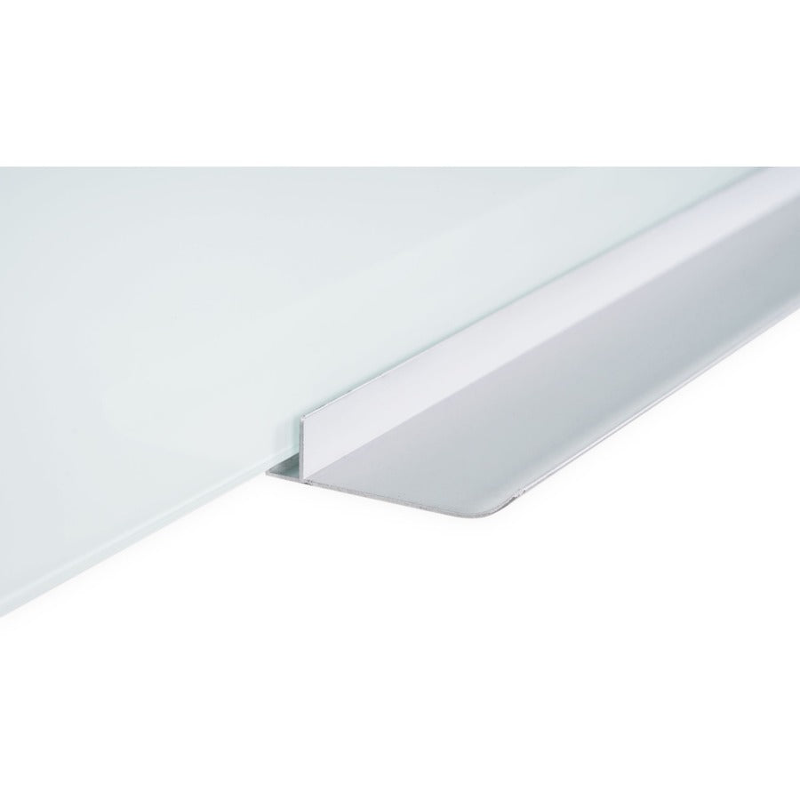 MasterVision Magnetic Glass Dry Erase Board - 48" (4 ft) Width x 96" (8 ft) Height - White Glass Surface - Rectangle - Horizontal/Vertical - Magnetic - 1 Each