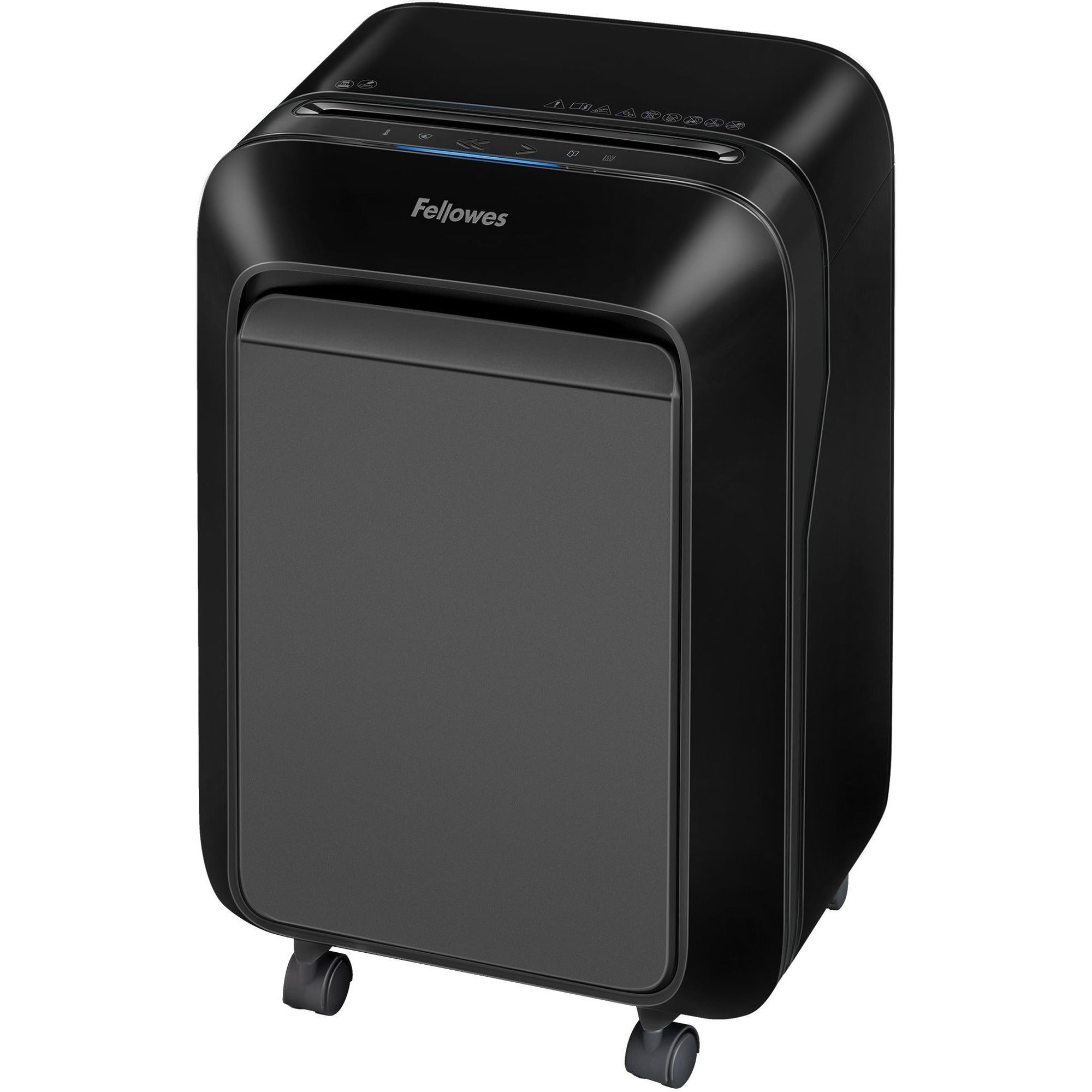 Continuous Shredder - Cross Cut - 16 Per Pass - for shredding Staples, Paper, Paper Clip, Credit Card, Junk Mail - 10 Minute Run Time - Black