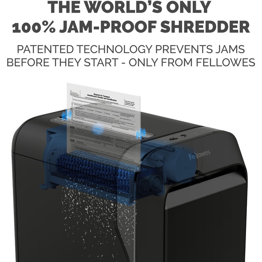 Continuous Shredder - Cross Cut - 20 Per Pass - for shredding Staples, Paper, Paper Clip, Credit Card, Junk Mail - 30 Minute Run Time - Black