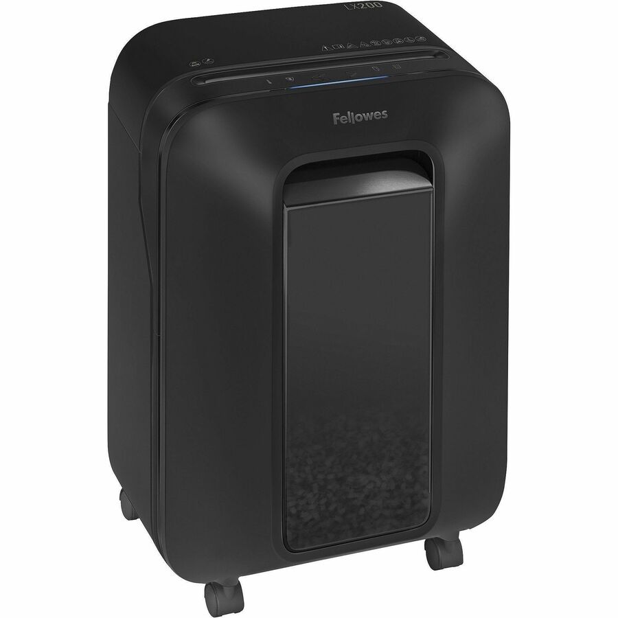 Continuous Shredder - Cross Cut - 12 Per Pass - for shredding Staples, Paper, Paper Clip, Credit Card, Junk Mail - 10 Minute Run Time - Black