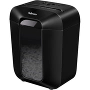 Non-continuous Shredder - Cross Cut - 8 Per Pass - for shredding Staples, Paper, Paper Clip, Credit Card - 0.156" x 1.563" Shred Size - P-4 - 6 Minute Run Time - 20 Minute Cool Down Time - 4 gal Wastebin Capacity - Black