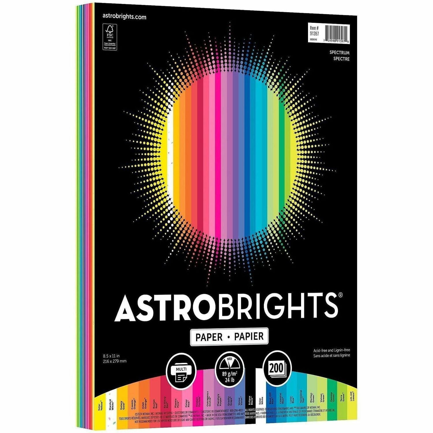 Neenah Spectrum Assortment Multipurpose Paper