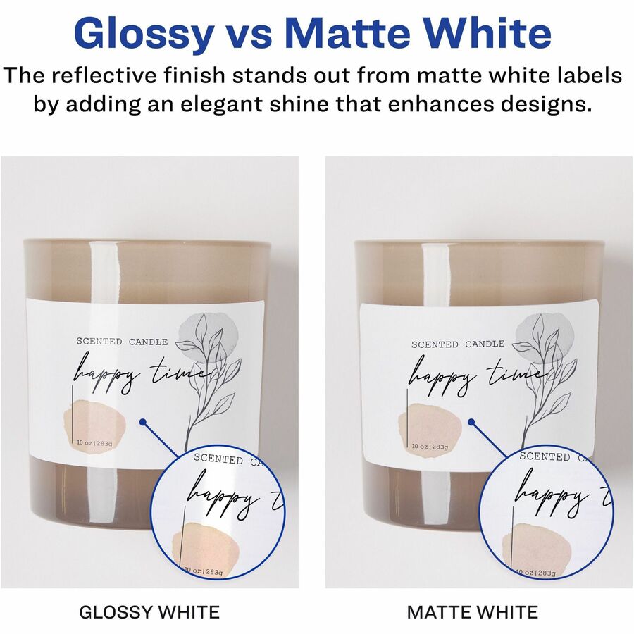 Avery&reg; Shipping Labels, Glossy White, 2" x 4" , 100 Total (6527)