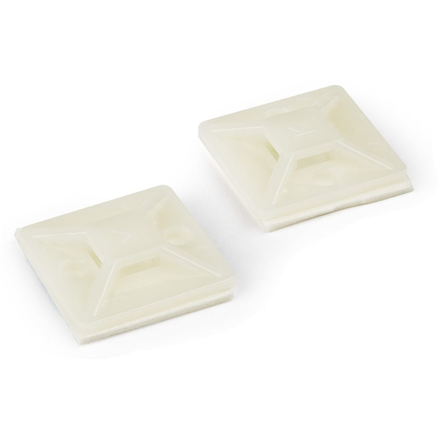 StarTech.com 100 Pack Cable Tie Mounts with Adhesive Tape for 0.18 in. (4.6 mm) Wide Ties