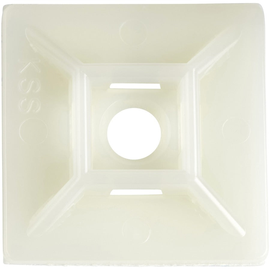 StarTech.com 100 Pack Cable Tie Mounts with Adhesive Tape for 0.21 in. (5.5 mm) Wide Ties