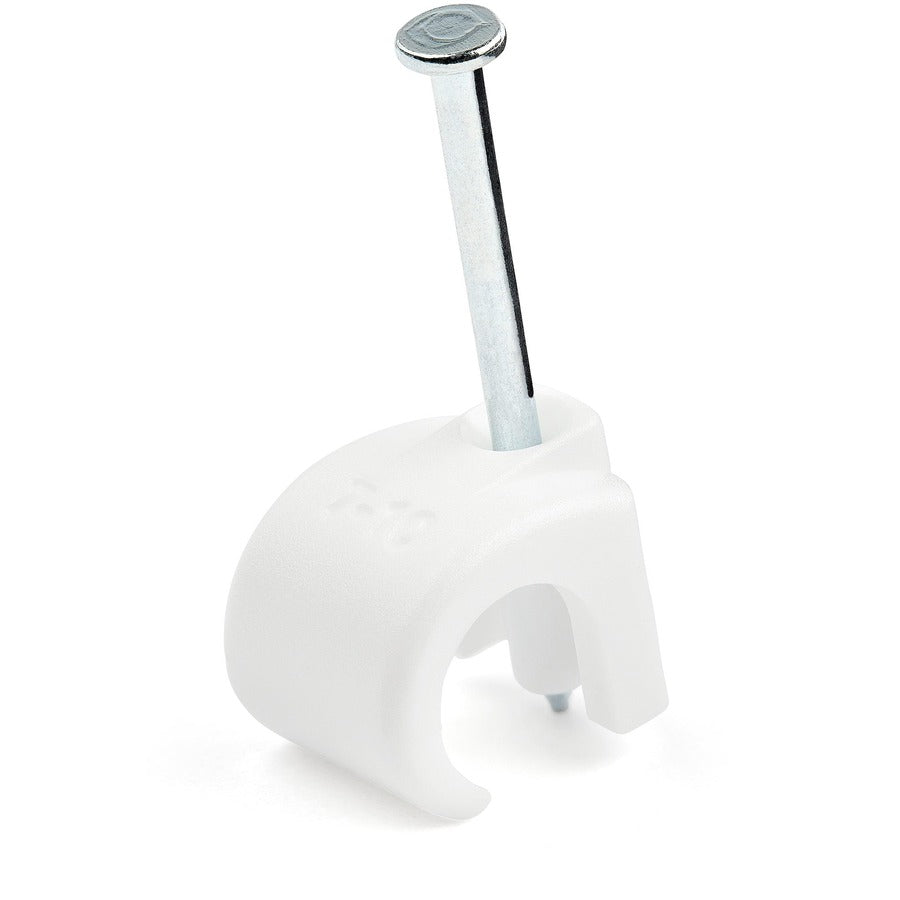 StarTech.com 100 Pack Large Cable Clips with Nail