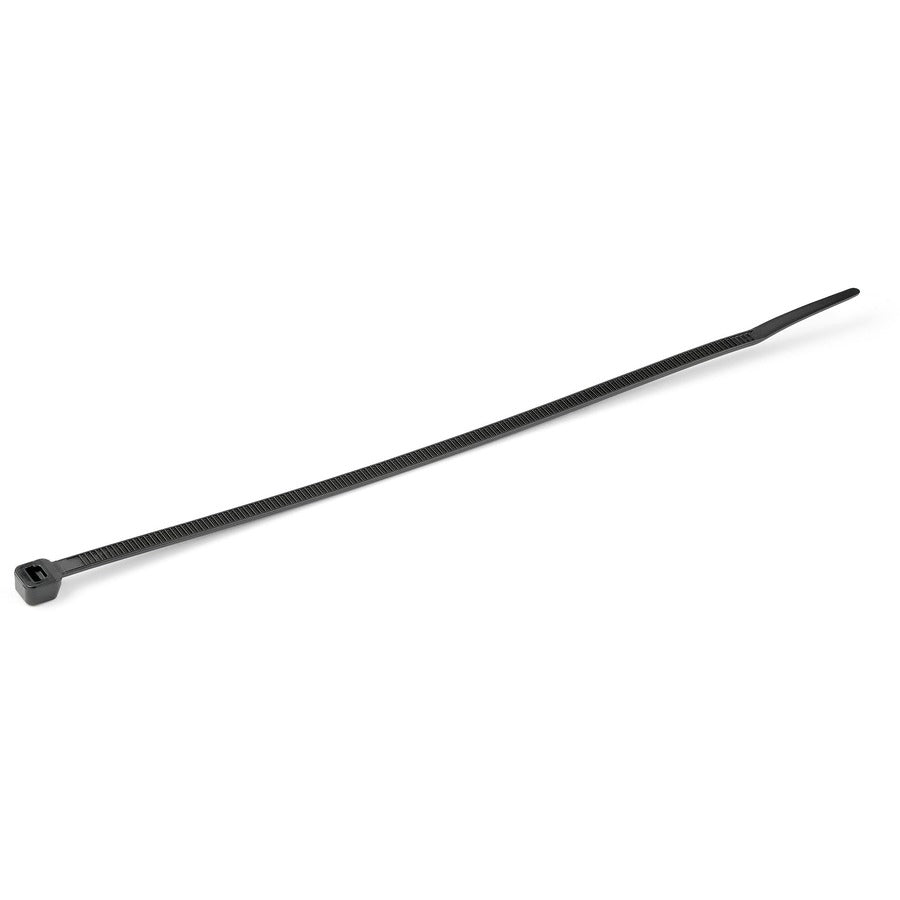 StarTech.com 100 Pack 10" Cable Ties - Black Extra Large Nylon/Plastic Zip Tie