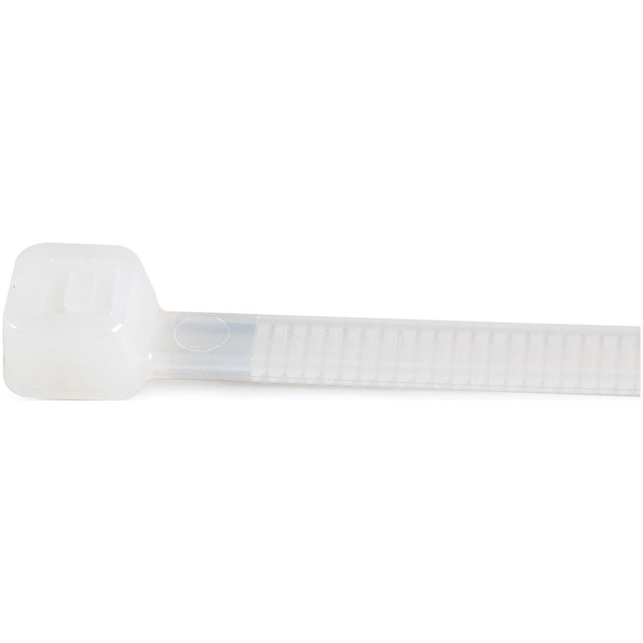 StarTech.com 100 Pack 10" Cable Ties - White Extra Large Nylon/Plastic Zip Tie