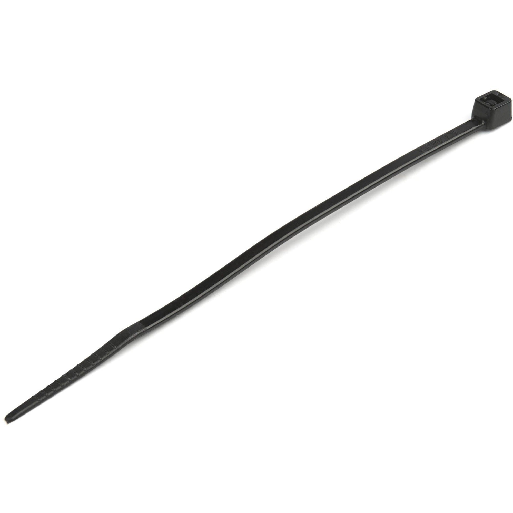 StarTech.com 100 Pack 4" Cable Ties - Black Small Nylon/Plastic Zip Tie