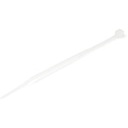 StarTech.com 100 Pack 4" Cable Ties - White Small Nylon/Plastic Zip Tie
