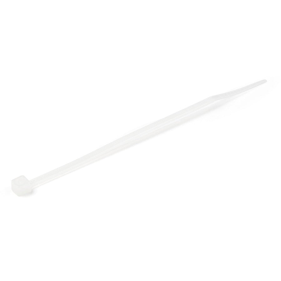 StarTech.com 100 Pack 4" Cable Ties - White Small Nylon/Plastic Zip Tie