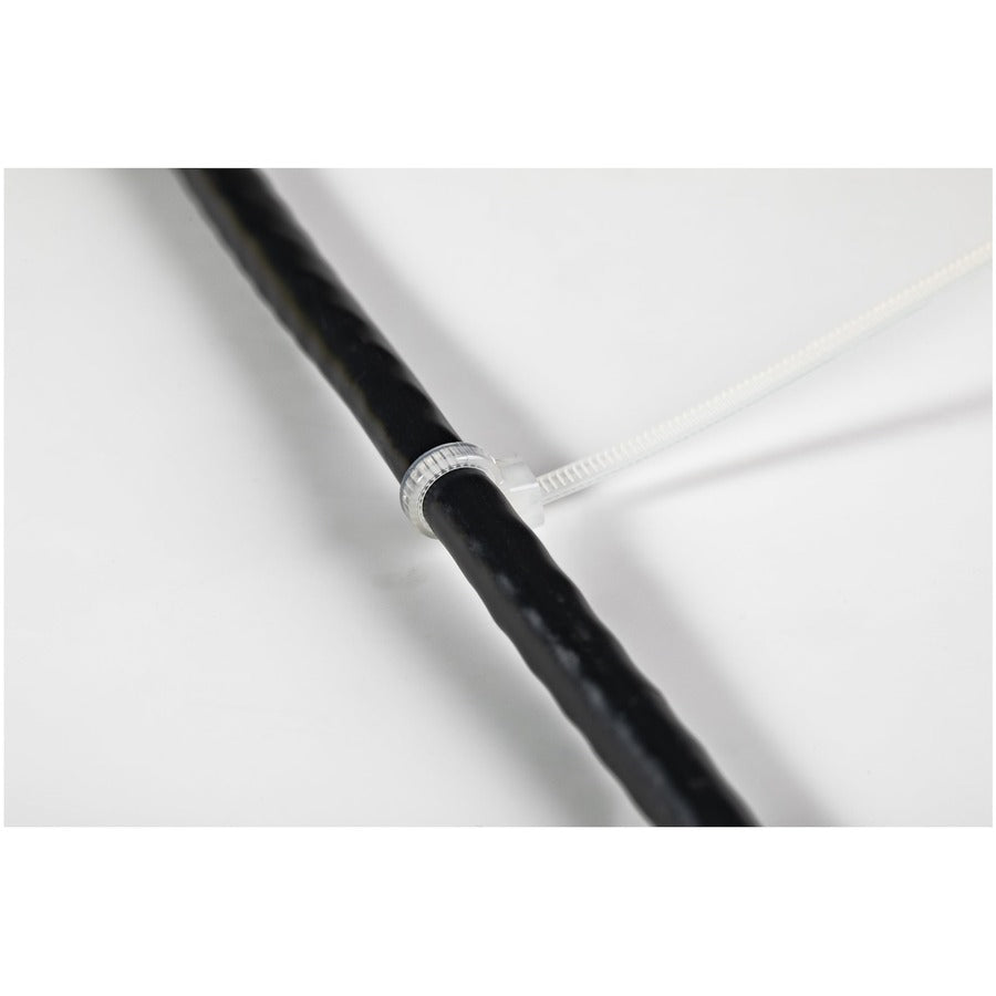 StarTech.com 100 Pack 4" Cable Ties - White Small Nylon/Plastic Zip Tie