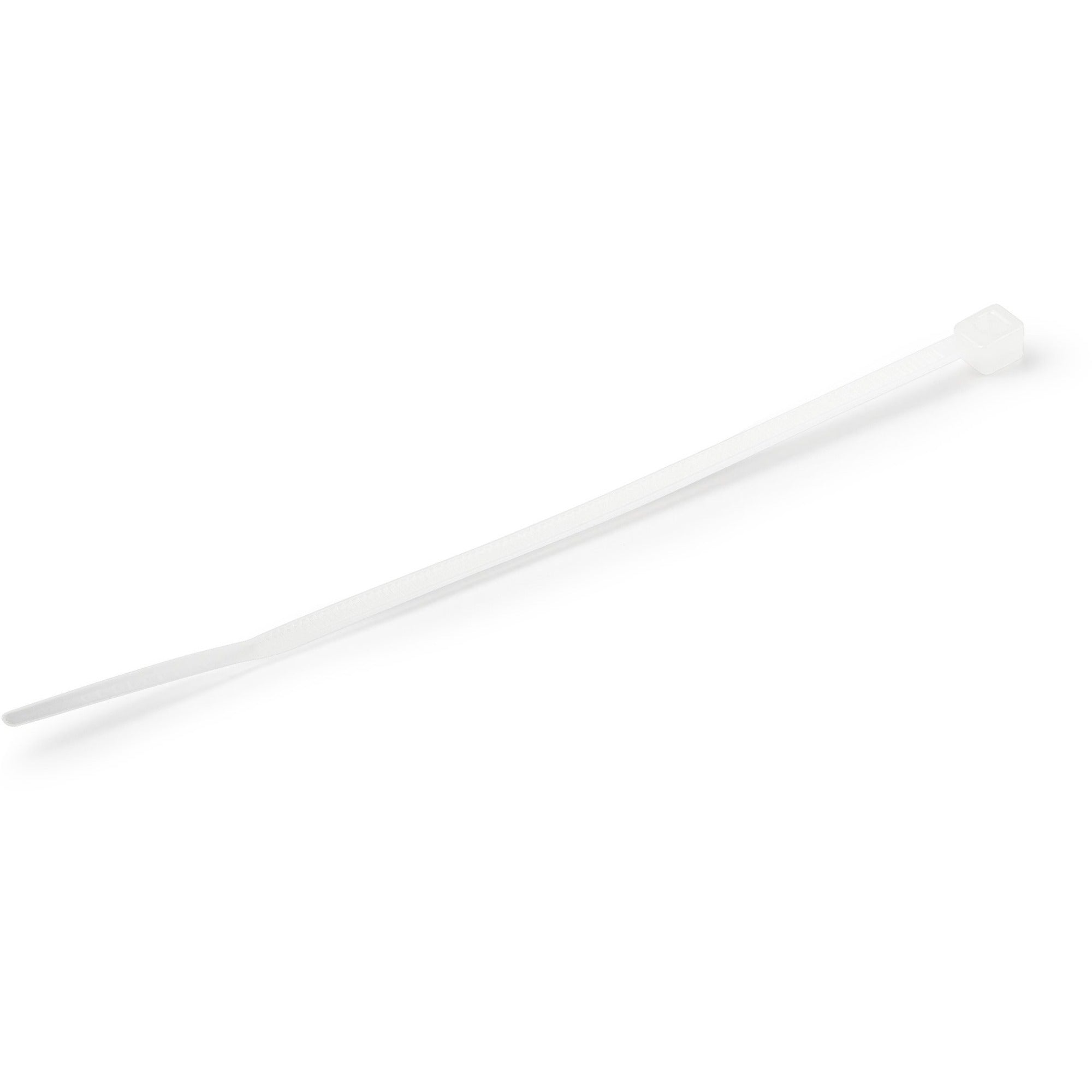 StarTech.com 1000 Pack 4" Cable Ties - White Small Nylon/Plastic Zip Tie