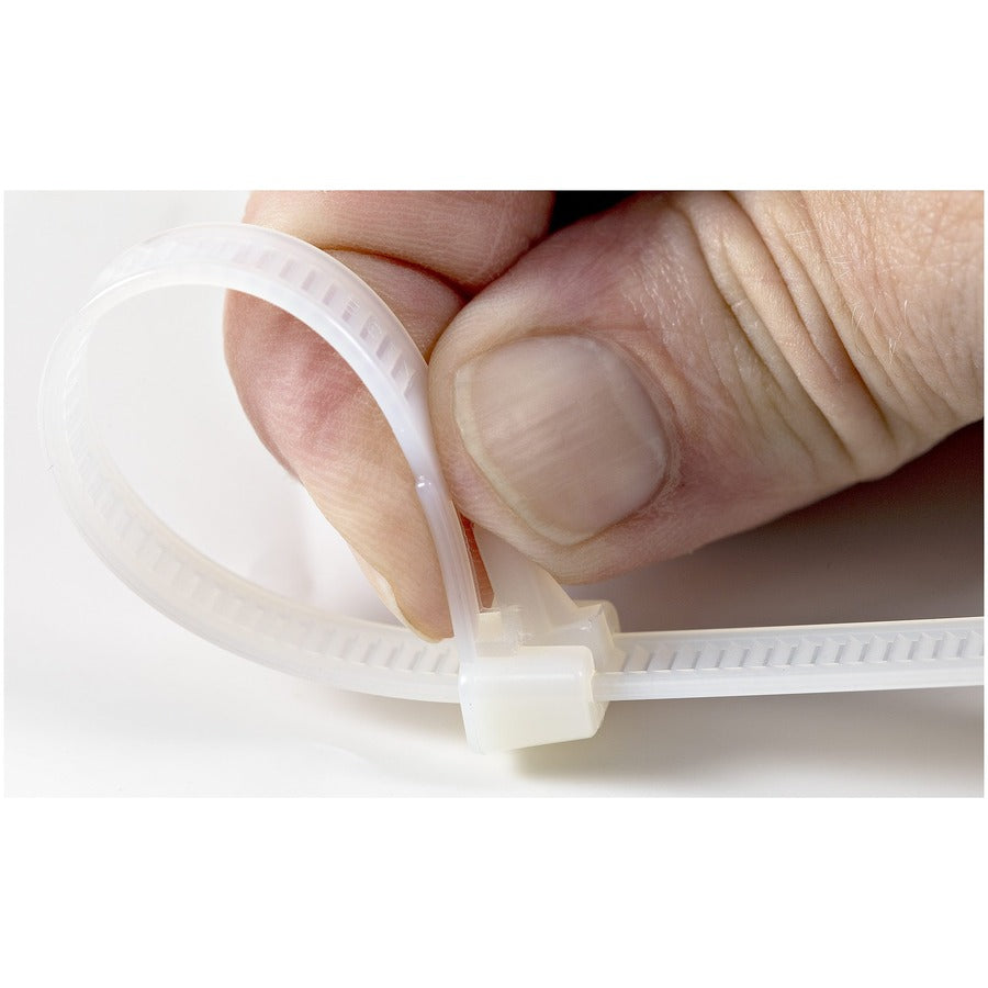 StarTech.com 100 Pack - 10 in. (250 mm) White Cable Ties (CBMZTRB10)