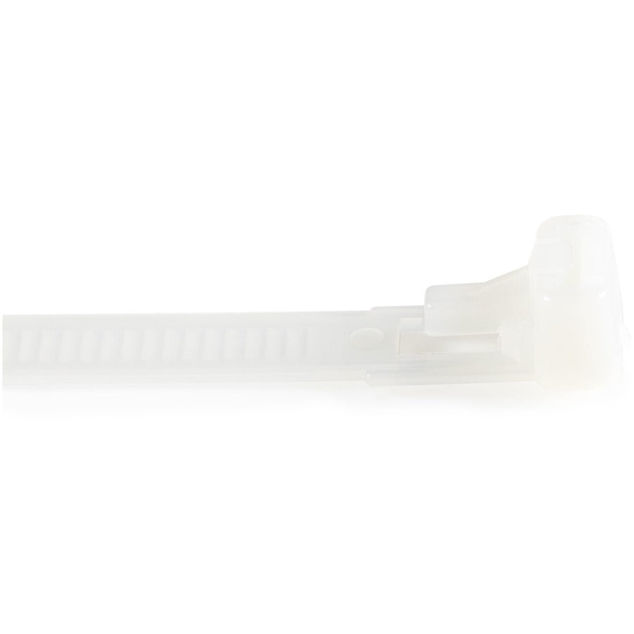 StarTech.com 100 Pack - 10 in. (250 mm) White Cable Ties (CBMZTRB10)