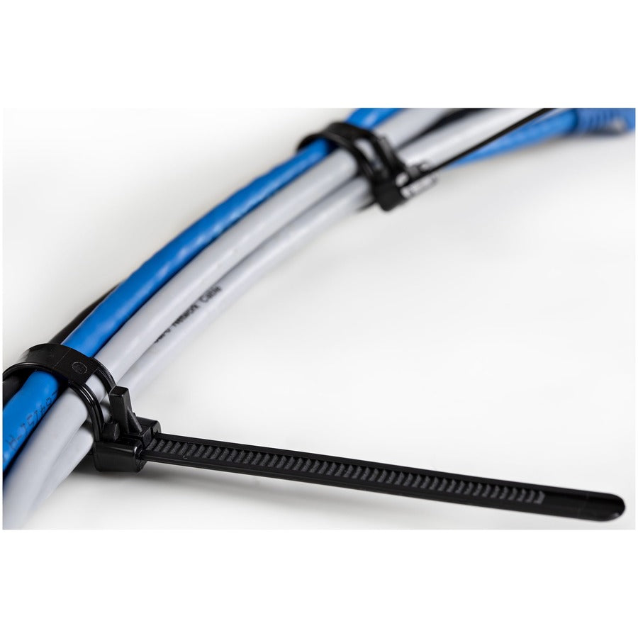 StarTech.com 100 Pack - 10 in. (250 mm) Black Cable Ties (CBMZTRB10BK)