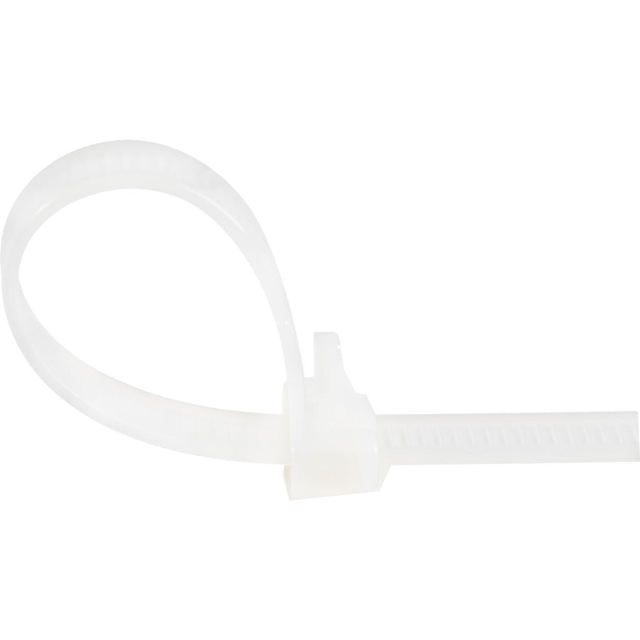 StarTech.com 100 Pack - 6 in. (150 mm) White Cable Ties (CBMZTRB6)