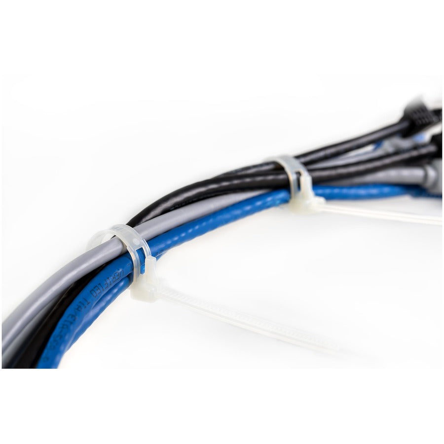 StarTech.com 100 Pack - 6 in. (150 mm) White Cable Ties (CBMZTRB6)
