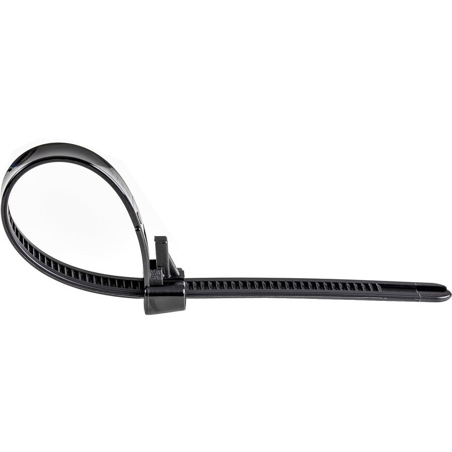 StarTech.com 100 Pack - 6 in. (150 mm) Black Cable Ties (CBMZTRB6BK)