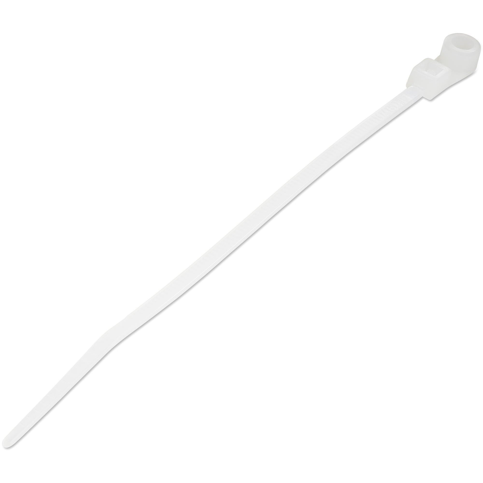 StarTech.com 100 Pack 4" Cable Tie with Mounting Hole