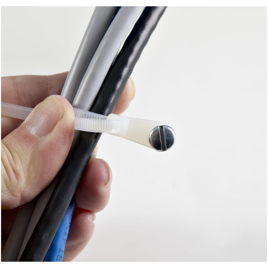 StarTech.com 100 Pack 6" Cable Tie with Mounting Hole