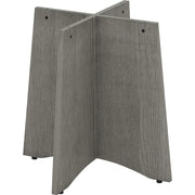 Lorell Essentials Round Conference Table Base - 29" Height x 29.50" Width x 29.50" Depth - Assembly Required - Weathered Charcoal - 1 Each
