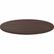 Lorell Essentials Conference Tabletop - Espresso Round Top - Contemporary Style - 1" Table Top Thickness x 42" Table Top Diameter - Assembly Required - 1 Each