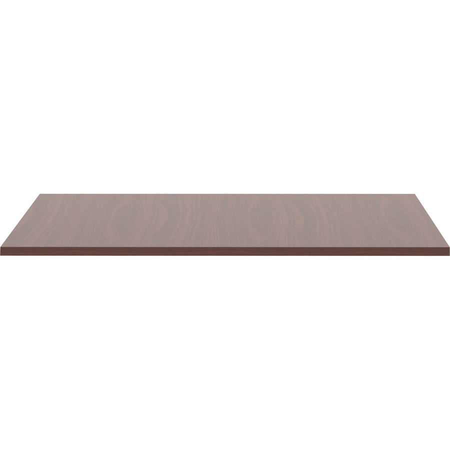 Lorell Revelance Conference Rectangular Tabletop - 1" Height x 59.9" Width x 47.3" Depth x 1" Thickness - Material: Laminate - Finish: Mahogany - 1 Each