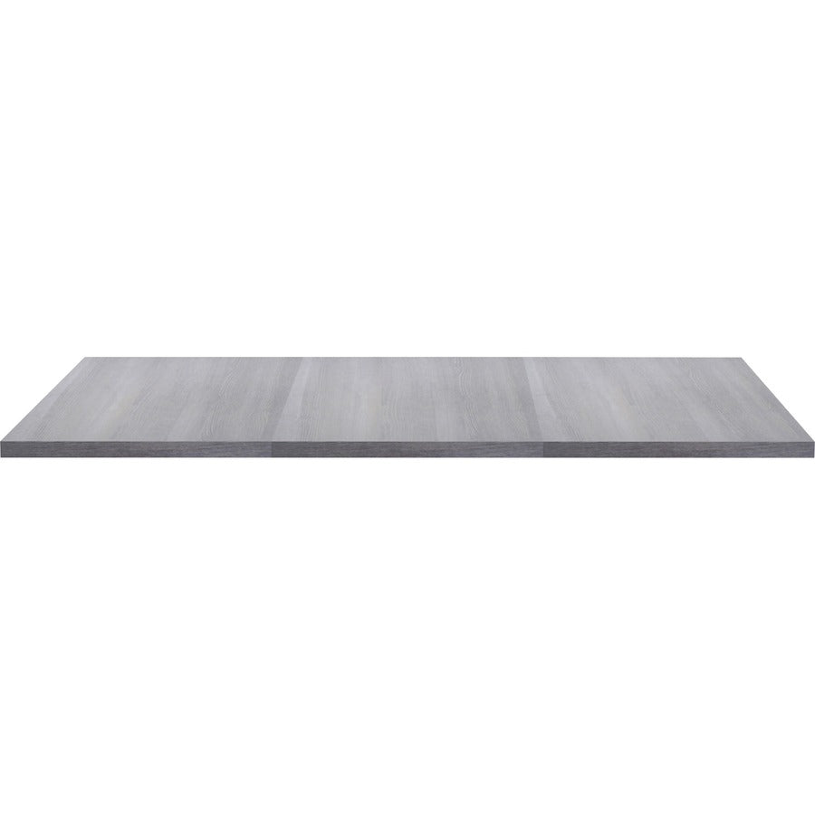 Lorell Revelance Conference Rectangular Tabletop - 1" Height x 71.6" Width x 47.3" Depth x 1" Thickness - Material: Laminate - Finish: Weathered Charcoal - 1 Each