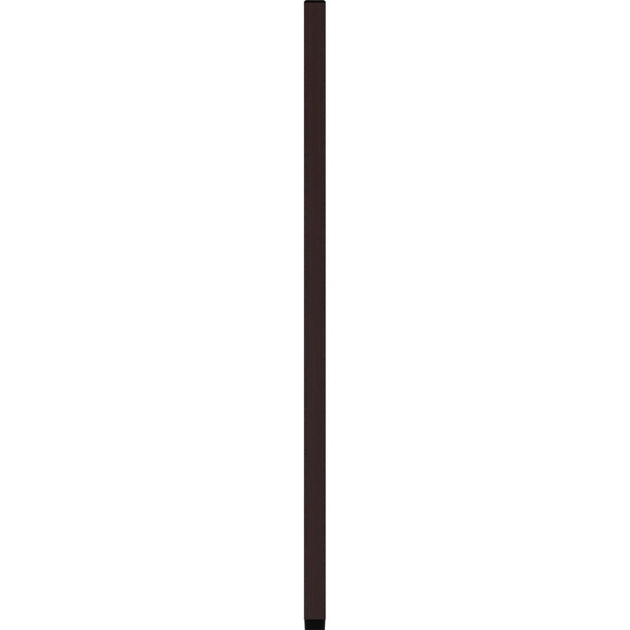 Lorell Essentials Series Credenza Half Leg - 28.5" Height x 12" Width x 1" Depth - Finish: Espresso Laminate - 1 Each