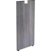 Lorell Essentials Series Credenza Half Leg - 28.5" Height x 12" Width x 1" Depth - Finish: Weathered Charcoal Laminate - 1 Each