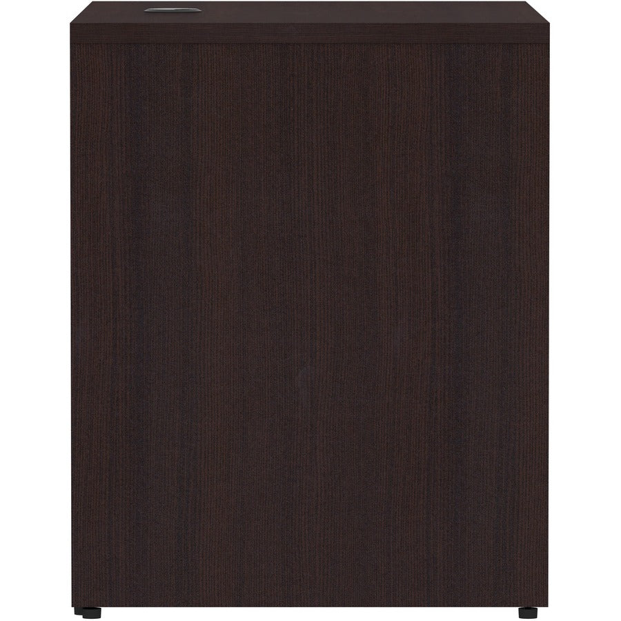 Lorell Essentials Series Return Shell - 29.5" Height x 35" Width x 24" Depth Return Shell, x 1" Thickness Top - Finish: Espresso Laminate - 1 Each