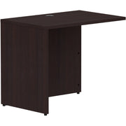 Lorell Essentials Series Return Shell - 29.5" Height x 35" Width x 24" Depth Return Shell, x 1" Thickness Top - Finish: Espresso Laminate - 1 Each