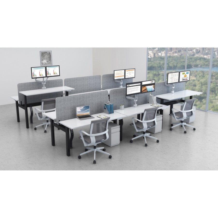 Lorell Training Tabletop - White Rectangle Top - 60" Table Top Length x 30" Table Top Width x 1" Table Top Thickness - Assembly Required - Particleboard, Melamine Top Material - 1 Each