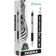 1 mm Bold Pen Point - Retractable - Black Ink - Gel-based - 1 Dozen