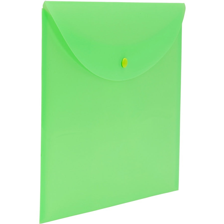 Smead Letter Filing Envelope - 8 1/2" x 11" - Green - 10 / Box