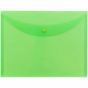 Smead Letter Filing Envelope - 8 1/2" x 11" - Green - 10 / Box