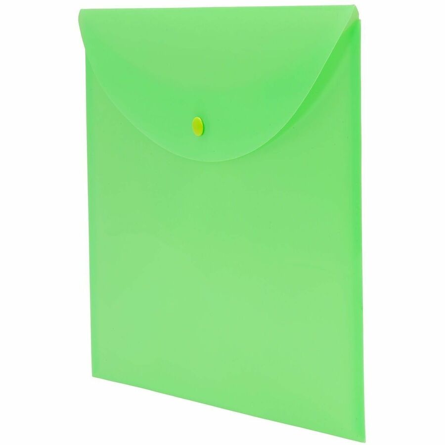 Smead Letter Filing Envelope - 8 1/2" x 11" - Green - 10 / Box