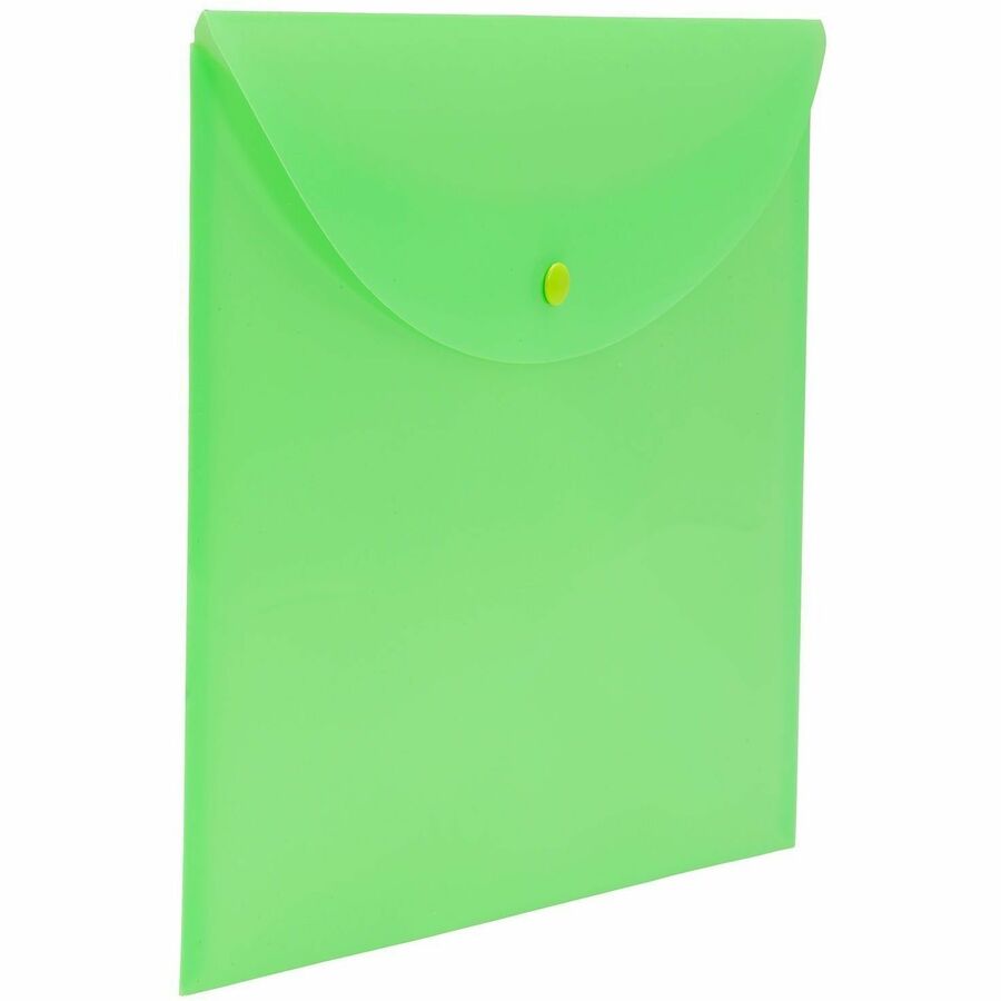 Smead Letter Filing Envelope - 8 1/2" x 11" - Green - 10 / Box