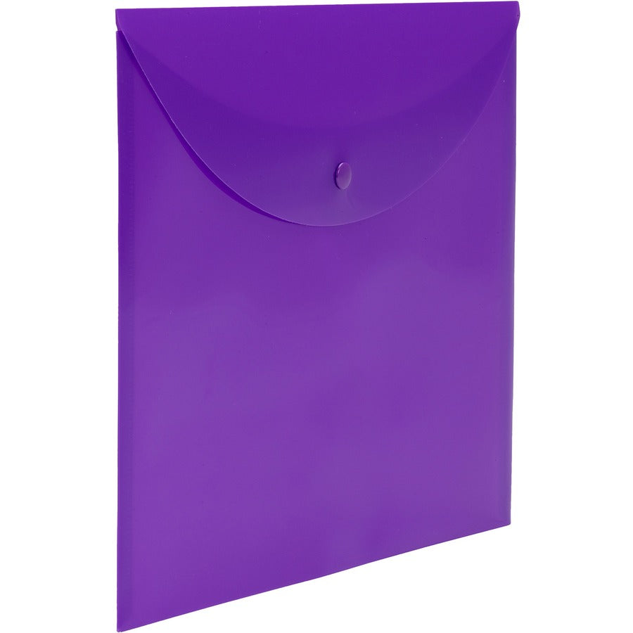 Smead Letter Filing Envelope - 8 1/2" x 11" - Purple - 10 / Box